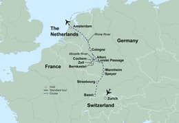 Magical Rhine and Moselle Rivers (9 Days, Reverse)