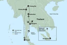 Wonders of Thailand (16 Days, Standard)