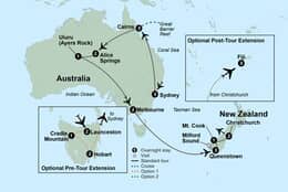 Australias Outback to New Zealand (20 Days, Alternative)