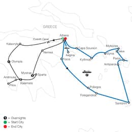 Legendary Greece with Jewels of the Cyclades Cruise (DGE2027)