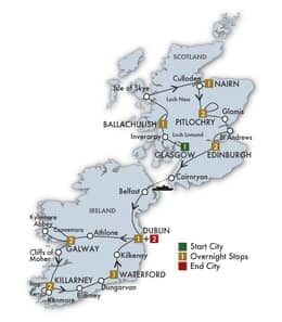 2027 Scottish and Irish Gold 16 Days15 Nights