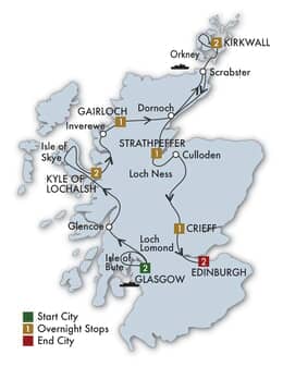 2026 Scottish Isles and Glens 12 Days11 Nights