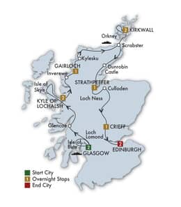 2027 Scottish Isles and Glens 12 Days11 Nights