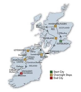2027 Scots Irish Tour 11 Days10 Nights