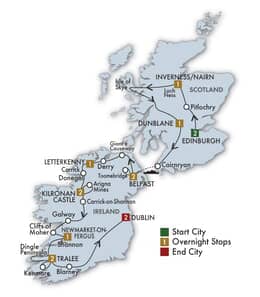 2027 Scots Irish Tour 15 Days14 Nights