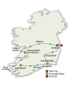 2027 Evergreen Ireland South 7 Days6 Nights