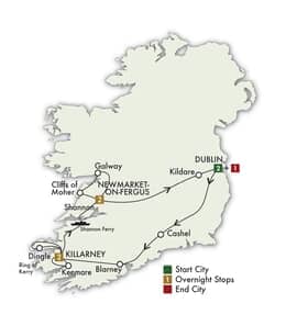 2027 Best of Ireland South (Tour A) 8 Days7 Nights