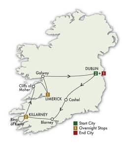 2027 Taste of Ireland (Tour A) 7 Days6 Nights