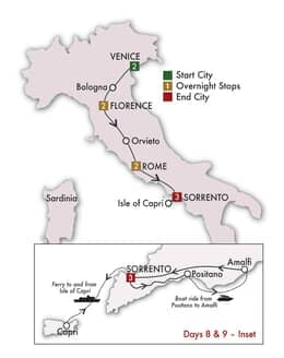 2027 Taste of Italy with Sorrento 10 Days9 Nights