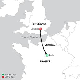 Independent Paris and London City Stay (M2A2027)