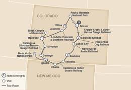 usa national parks train tour