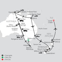 Ultimate South Pacific with the Legendary Ghan Train and Fiji (PPE2027)