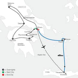 Classical Greece Plus Greek Island Adventure (RGN2027)