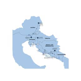 Eastern Capitals and the Dalmatian Riviera Small Group