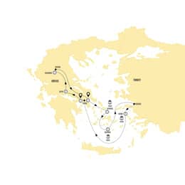 Highlights of Greece with Cruise (category 4 cabins)