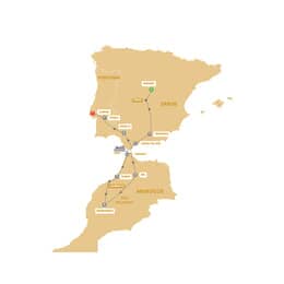 Spain, Morocco and Portugal