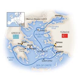 Aegean Voyage Istanbul to Athens Southbound