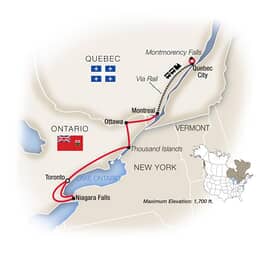 Canadas Capital Cities plus Niagara Falls