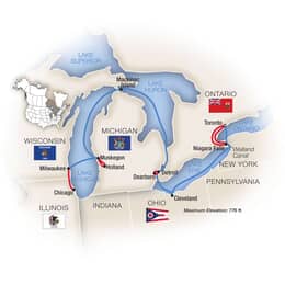 Cruising the Great Lakes Toronto to Chicago Westbound