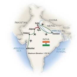Indias Golden Triangle, Udaipur and Mumbai