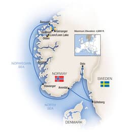 Norwegian Fjords and Coastal Treasures  Eastbound