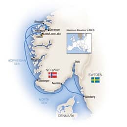 Norwegian Fjords and Coastal Treasures Westbound