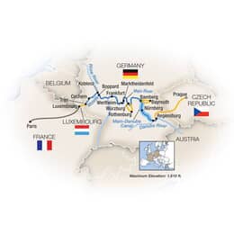 Romantic Capitals Prague to Paris Westbound