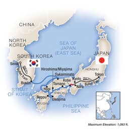 Sakura Seas South Korea and Japan Eastbound