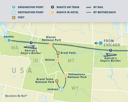 Glacier Yellowstone and Jackson