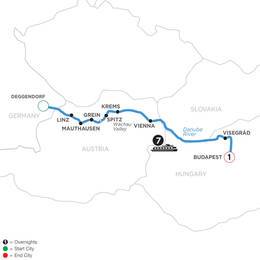 Active and Discovery on the Danube with 1 Night in Budapest (Eastbound) (WLBE2023)