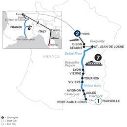 Burgundy and Provence with 1 Night in Marseille, 2 Nights in Paris, 3 Nights in Venice and 3 Nights in Rome (Northbound) (WLJ22021)