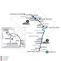 A Culinary Experience in Grand France with 2 Nights in Nice, 3 Nights in Venice and 3 Nights in Rome (Northbound) (WLP2T12022)