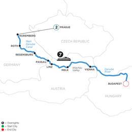 The Legendary Danube with 2 Nights in Prague (WNBQ2023)
