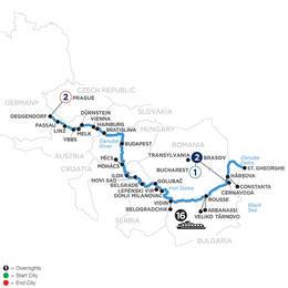 The Danube from the Black Sea to Germany with 2 Nights in Transylvania and 2 Nights in Prague (WODE2022)