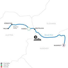 A Taste of the Danube with 2 Nights in Budapest (Eastbound) (WVBE2022)