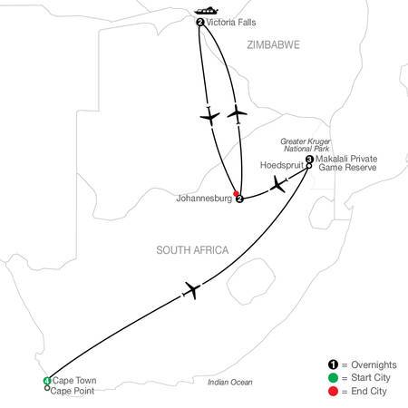 Splendors of South Africa and Victoria Falls (QS2024)