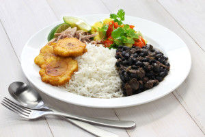 cuban cuisine, arroz con frijoles negros