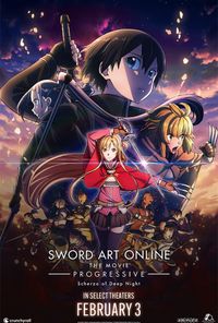 Sword Art Online the Movie -Progressive- Scherzo of Deep Night poster