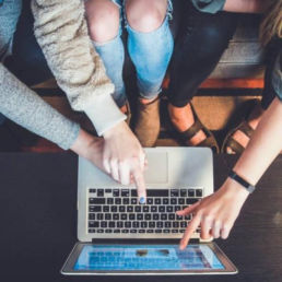 Atteline PR- Lovely blog July 2018 all hands on the laptop