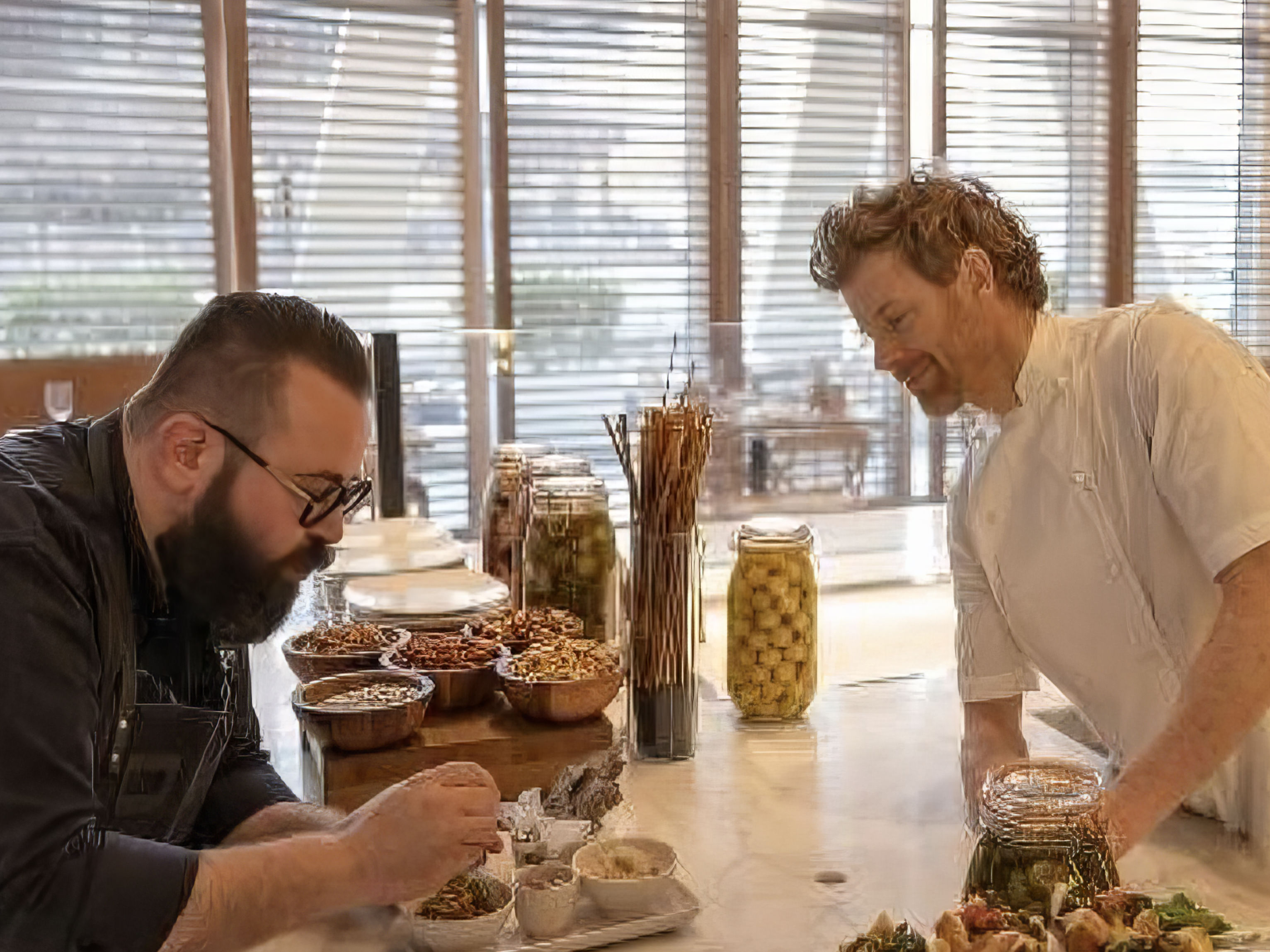 Atteline PR - The Abu Dhabi Edition with Chef Tom Aikens and Mohamad Orfali preparing