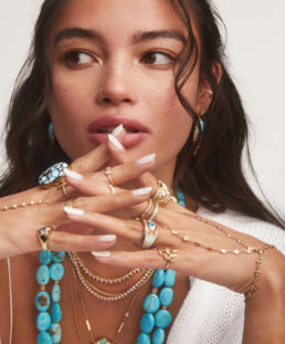 Atteline PR - Jacquie Aiche girl with a jewelery
