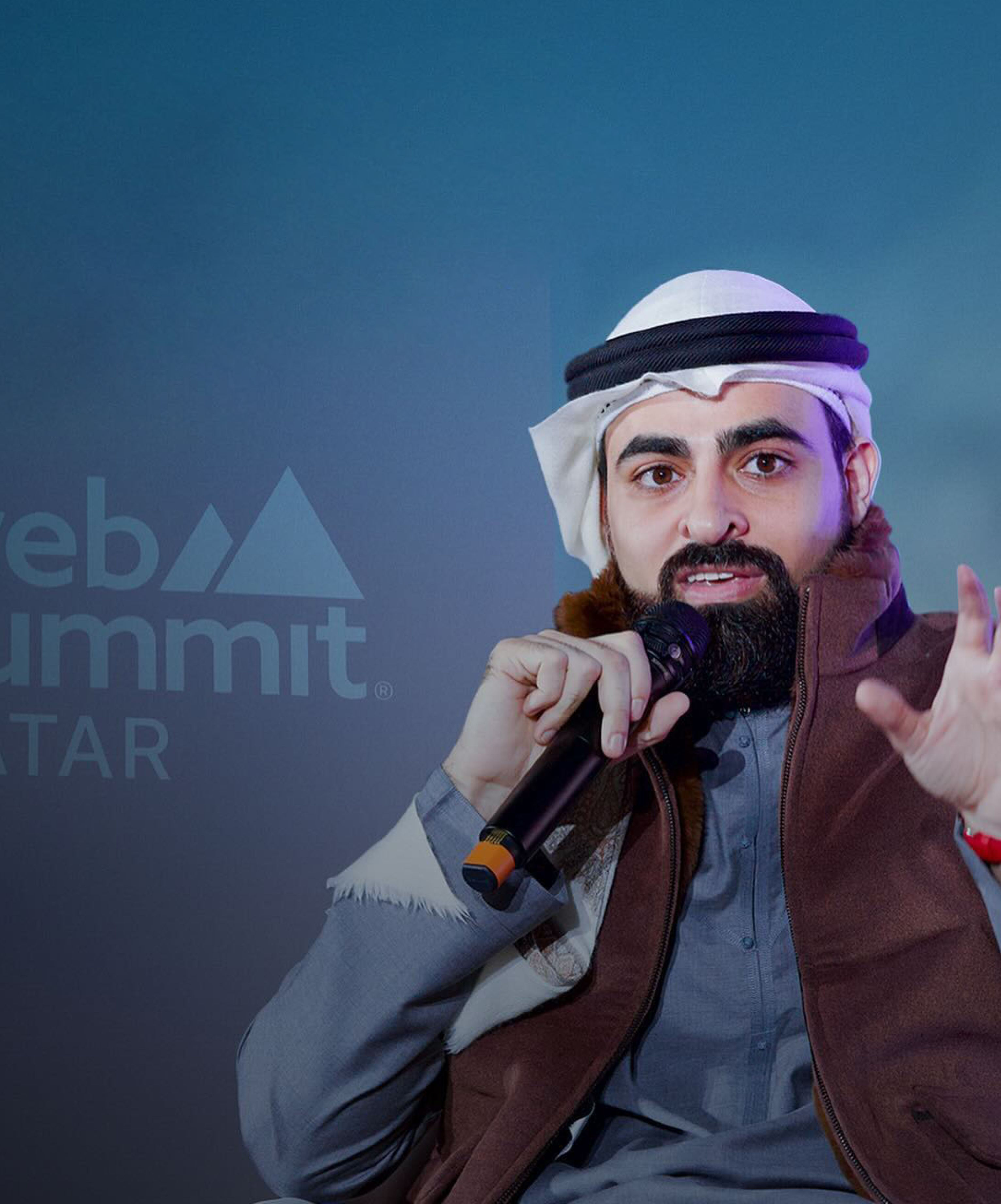 Atteline - Web Summit Qatar 2024 events with Astra Tech founder