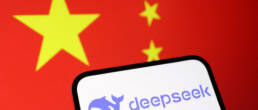 Ruder Finn Atteline - Deepseek logo and the Chinese flag