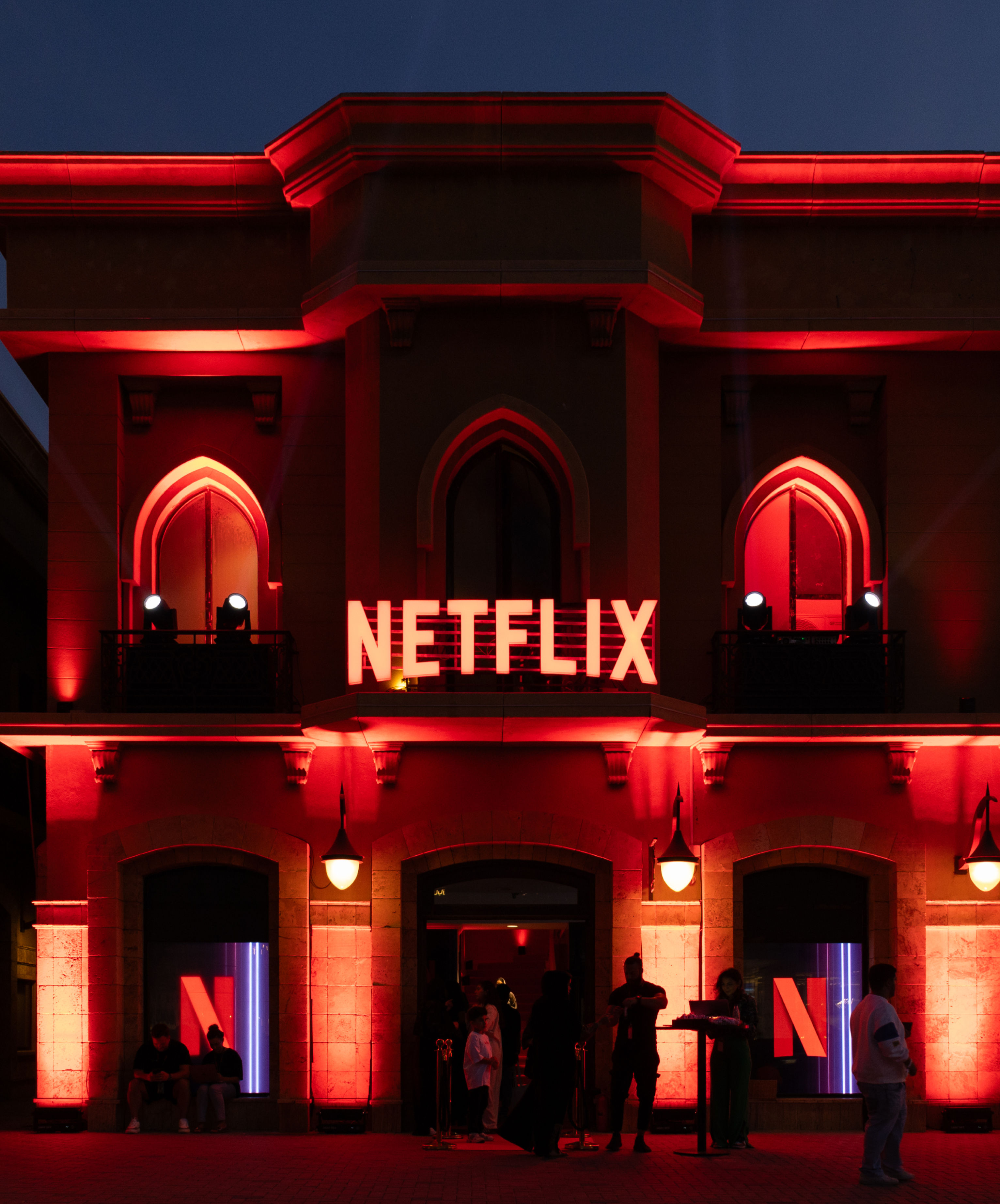 Ruder Finn Atteline - Netflix in Jeddah Launch with the view of the venue
