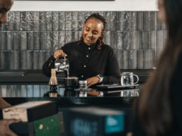 Ruder Finn Atteline - Avantcha branch with barista