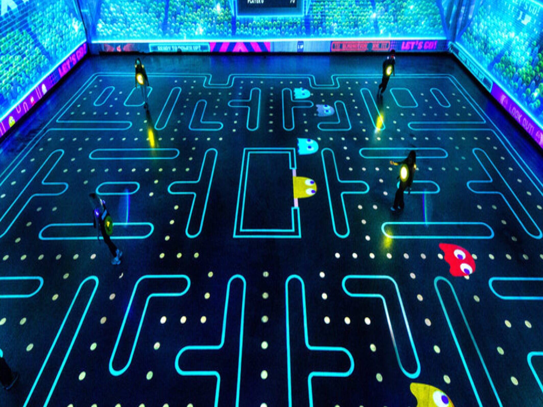 Ruder Finn Atteline - Pacman Live interactive floor