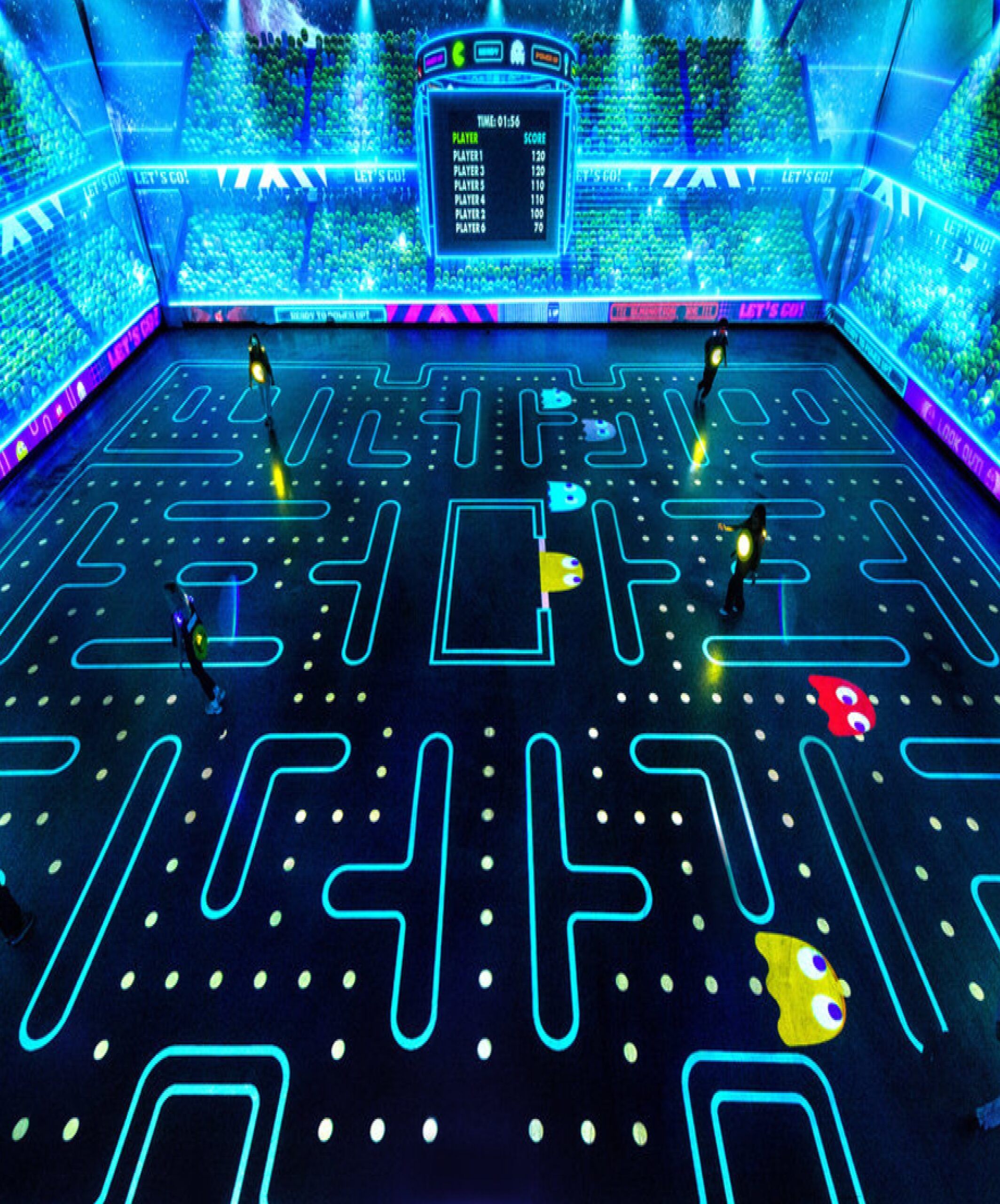 Ruder Finn Atteline - Pacman Live interactive floor