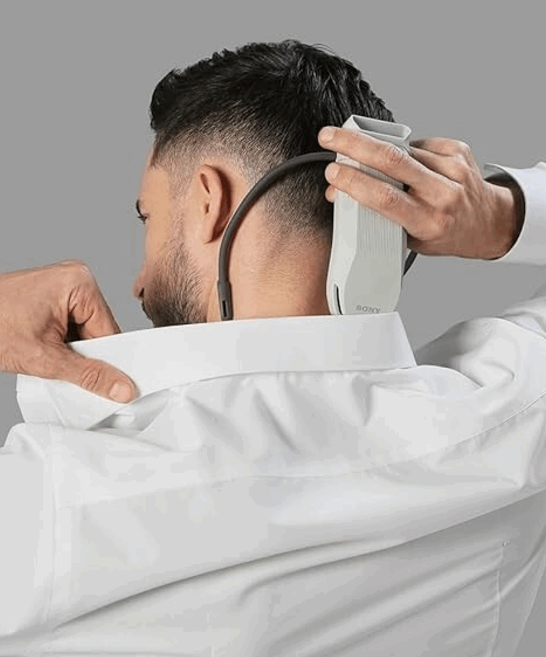 Ruder Finn Atteline - Sony Reon Pocket device promo image with demo