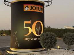Ruder Finn Atteline - Jotun 50th Anniversary Brand poster