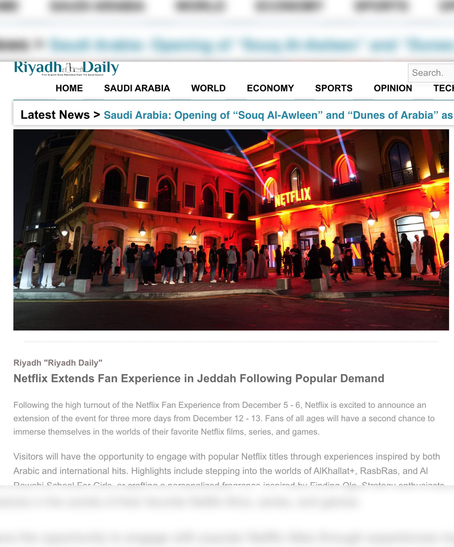 Ruder Finn Atteline - Netflix - The Jeddah Experience B